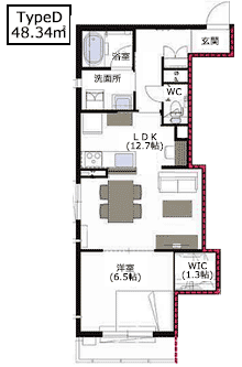 Dタイプ間取り図